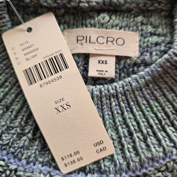 NWT Anthropologie Pilcro Halter Side-Slit Sweater Tank, Size XXS - Picture 8 of 9